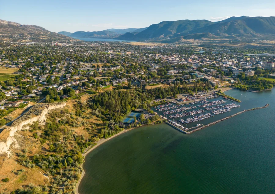 Penticton aerial view